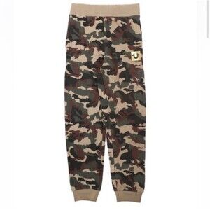 True Religion Boys Camo Joggers As L New W/O Tag